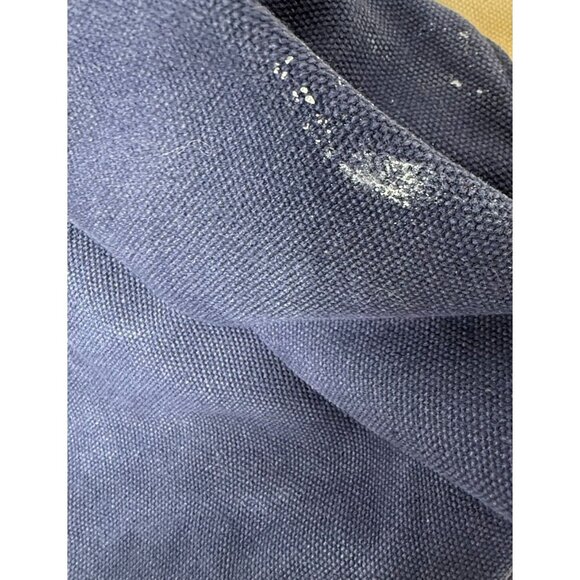 Walt Disney World 1971 Canvas Tote Bag Blue & Navy Straps - Picture 7 of 7